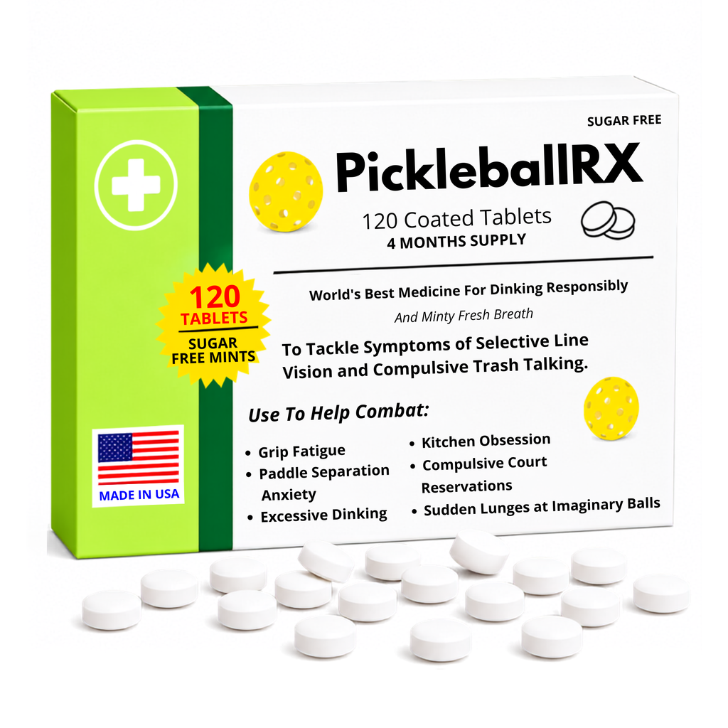 Funny Pickleball Birthday Gag Gift for Men & Women PickleballRX Mints USA