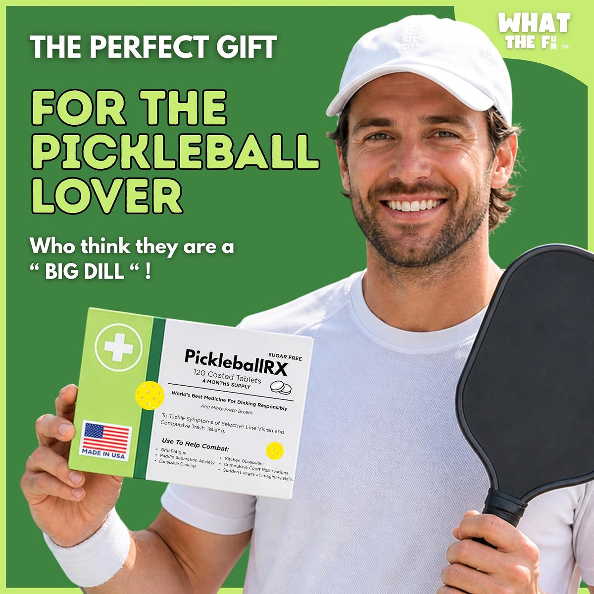 Funny Pickleball Birthday Gag Gift for Men & Women PickleballRX Mints USA